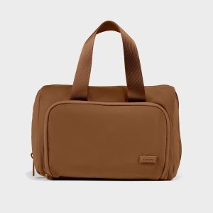 Featherlight Daily Cosmetic Case in Amaro Brown