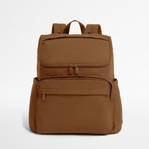 Featherlight Diaper Backpack in Amaro Brown