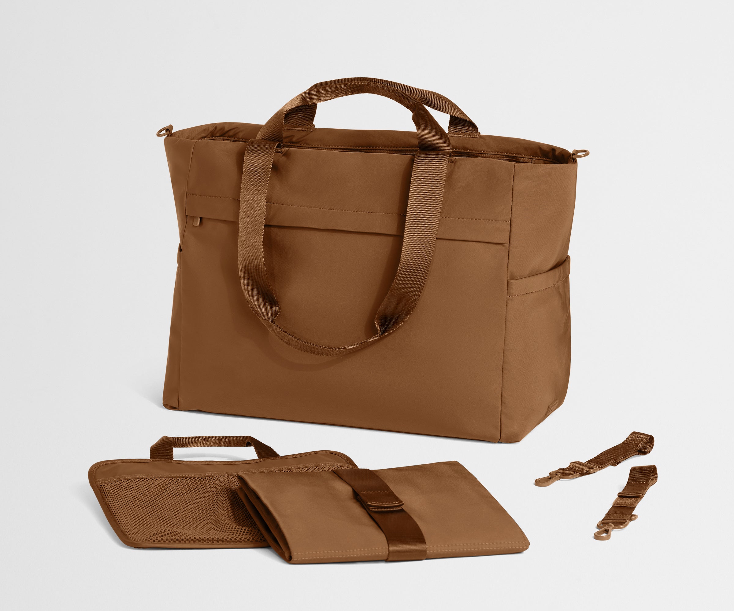 Featherlight Diaper Tote in Amaro Brown - Image 7