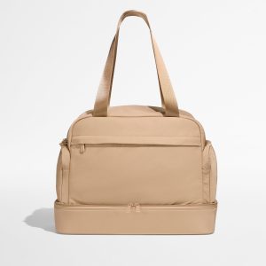 Featherlight Overnight Bag in Camel Brown