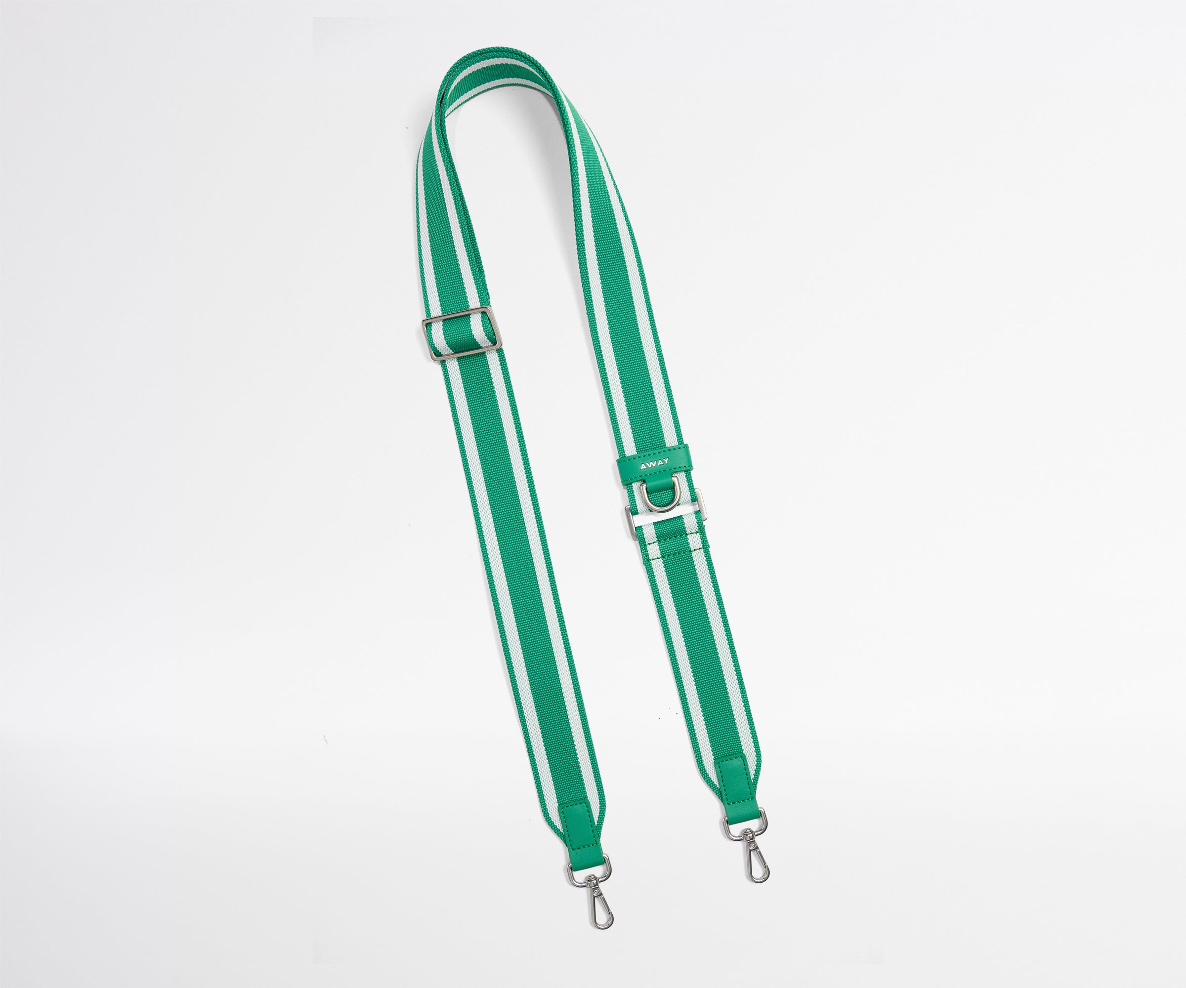 Crossbody Strap in Green Stripe