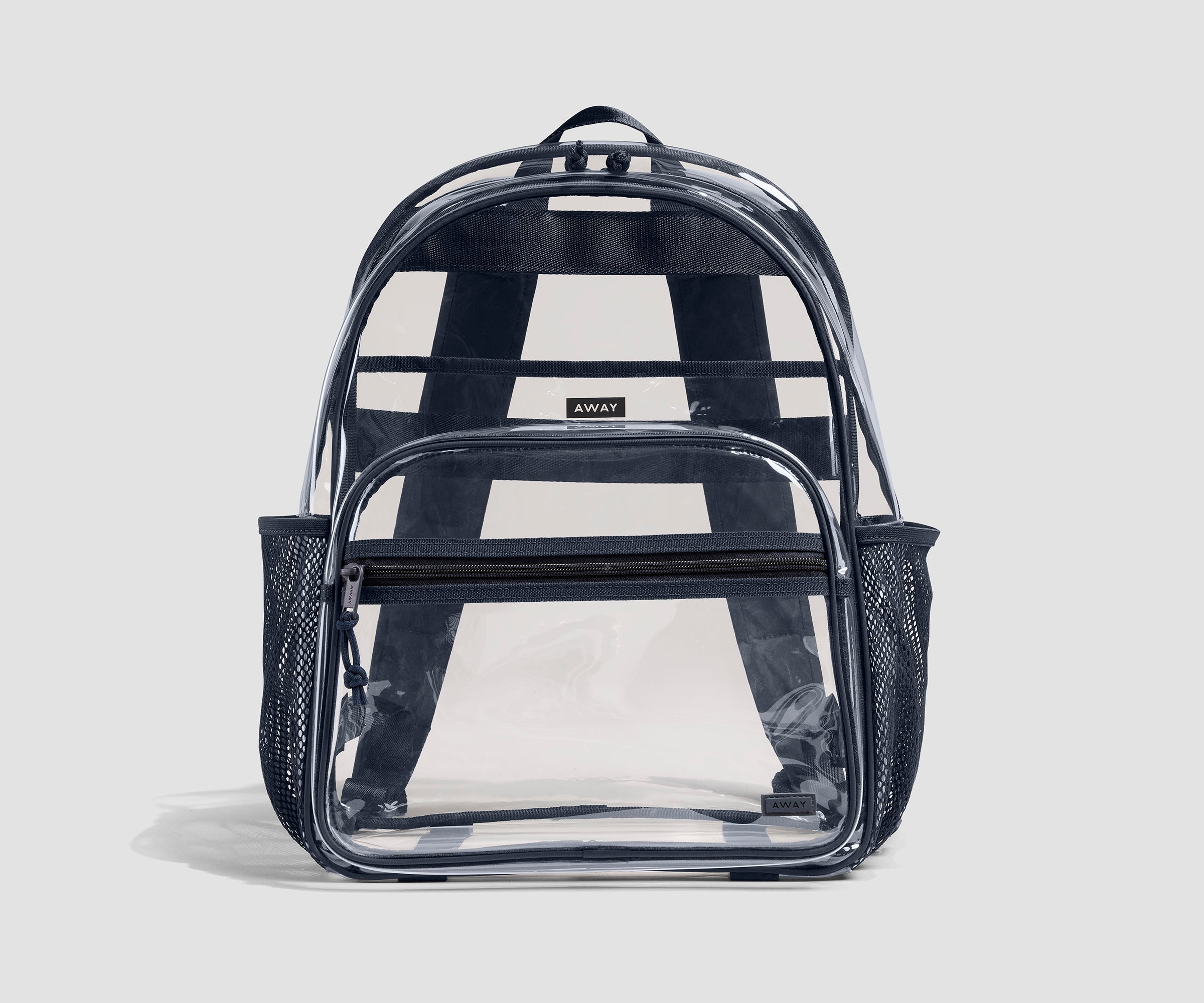 Clear Daily Backpack in Clear/Navy Blue